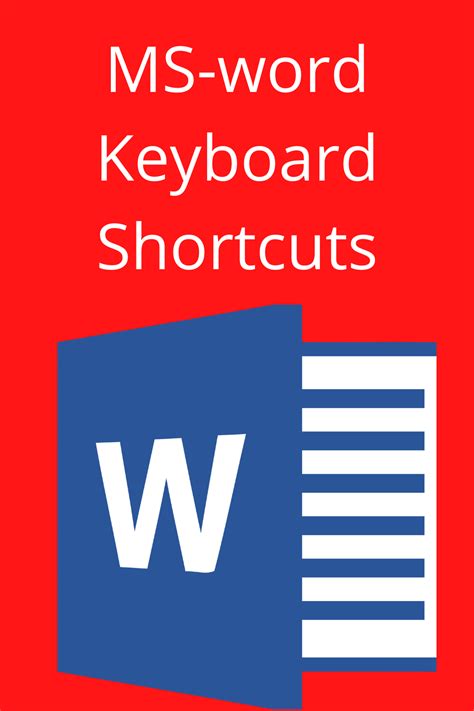 Keyboard Shortcuts In Ms Word Artofit