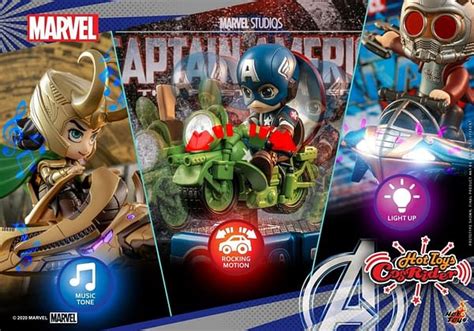 Hot Toys Unveils Marvel Cosriders With Deadpool Star Lord And More