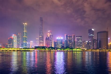 Premium Photo | Guangzhou skyline. guangzhou, china