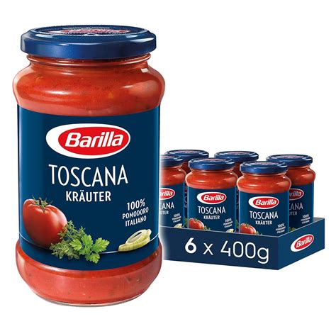 Barilla Pastasauce Toscana Kr Uter Italienische Sauce Er Pack