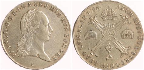 Sterreich Kronentaler C Franz Ii I Vf Ma Shops