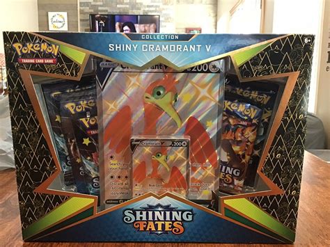 Pokemon Shining Fates Shiny Cramorant V Collection Box Factory Sealed