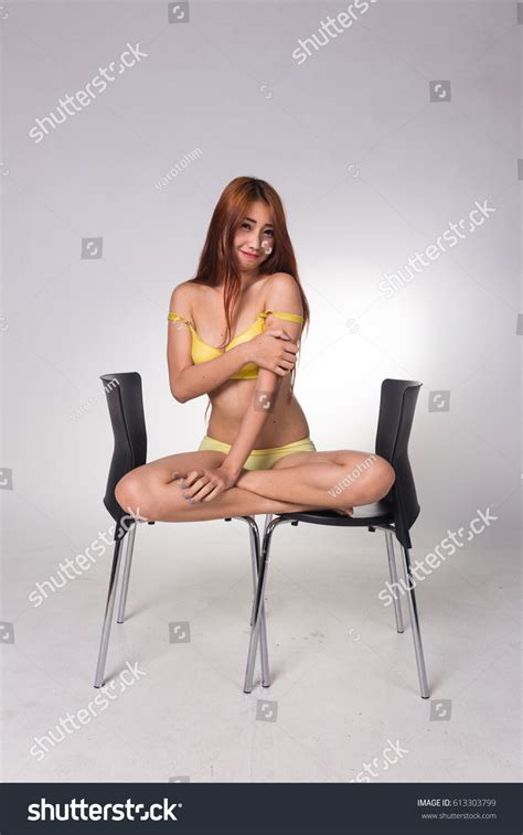 Sexy Asian Woman White Lingerie On Stock Photo Shutterstock