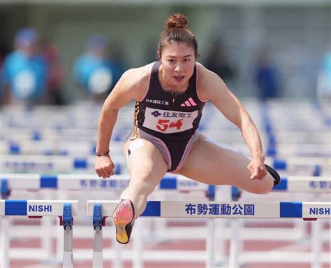 女子100メートル障害・福部真子が12秒台の好記録で制す パリ五輪懸かる日本選手権に弾み 産経ニュース