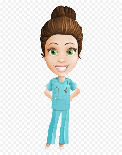 Clipart Money Nurse Nurse Vector Character Png Cute Medical Assistant Cartoonnurse Clipart