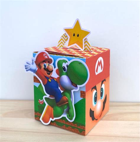 Lembrancinhas Caixa Al A Personalizadas Mario Bros Elo