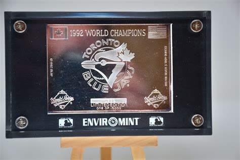 World Champions Toronto Blue Jays Envirmint Troy Oz Pure