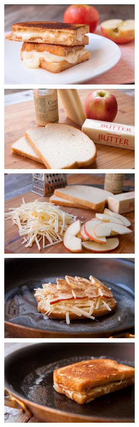 Apple Gruyere Grilled Cheese Recipe Cafe Food Food Yummy Food