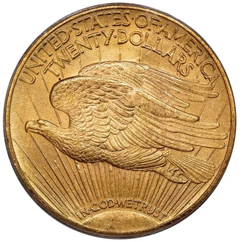 1924 $20 Saint Gaudens Double Eagle Gold Coin - PCGS MS 63+ - Choice U