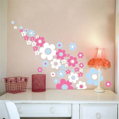 Flower Power Wall Decals Trendy Wall Designs