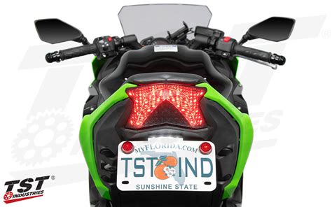 TST LED Integrated Tail Light Kawasaki Z650 Ninja 650