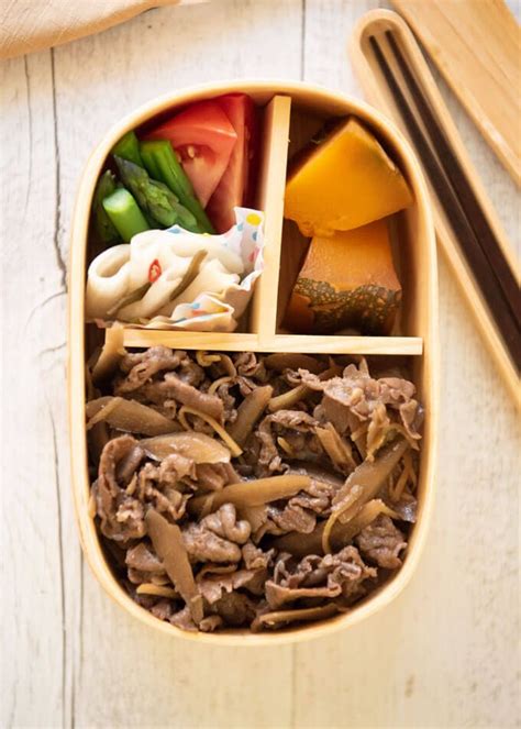 Bento Box Shigureni Bento Beef And Burdock Oppskrift I 2024