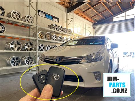 toyota sai hybrid smart key replacement  key cut jdm parts nz