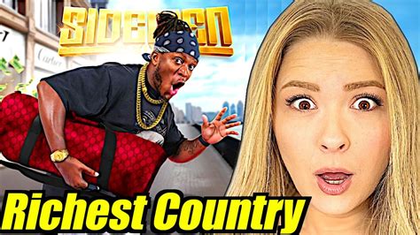 Americans React To Sidemen Race Across World S Richest Country Youtube