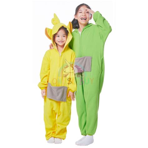 Teletubbies Costume Tinky-Winky & Laa-Laa & Dipsy & Po Onesie Halloween ...