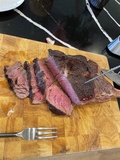 Sous Vide Tomahawk Ribeye Homemade Rfood