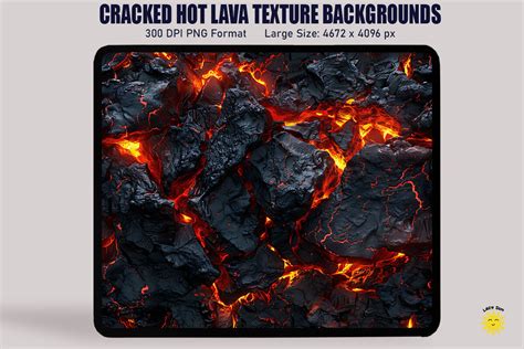 Cracked Hot Lava Texture Background Graphic by Lazy Sun · Creative Fabrica