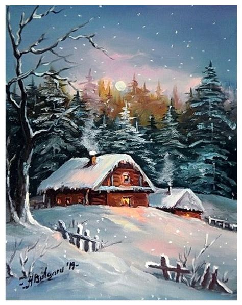 Crimpei De Iarna Tablouri De Suflet Si Vis Winter Scene Paintings