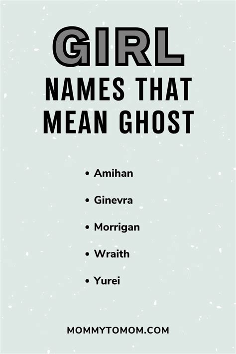 68 Baby Names That Mean Ghost, Spirit, Or Soul