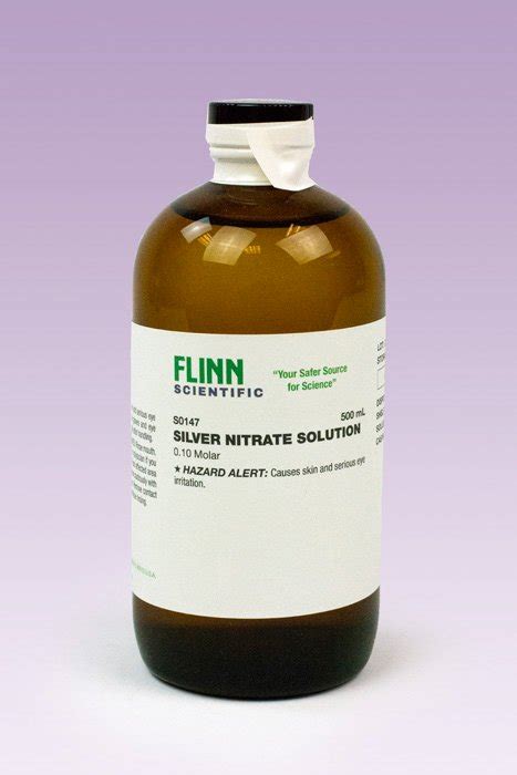 Flinn Chemicals, Silver Nitrate Solution