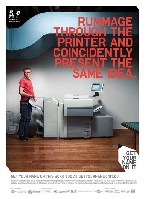 AWARD Get Your Name On It Printer Ads Of The World Creative