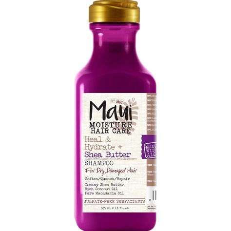 Maui Moisture Heal Hydrate Shea Butter Shampoo For Damaged Hair 385ml