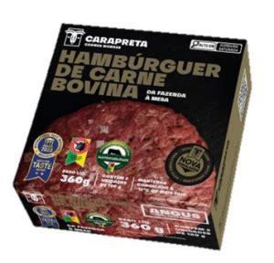 HAMBURGUER ANGUS CARA PRETA 360 G RYKA EXPRESS