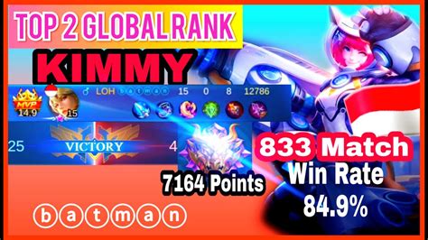 This Is The Best Kimmy Gameplay MVP By Batman Top 2 Global Rank