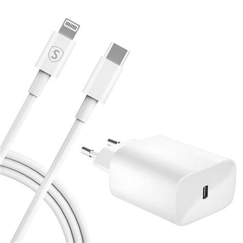 Sign Iphone Usb C Pd Snabbladdare W Med Usb C Till Lightning Kabel