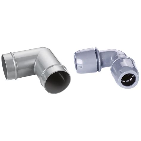 40mm 90° Elbow Airpipe Connector Pneumatics Direct