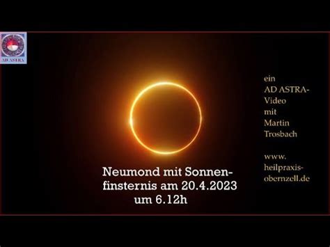 Neumond Widder Mit Sonnenfinsternis Jetzt Youtube