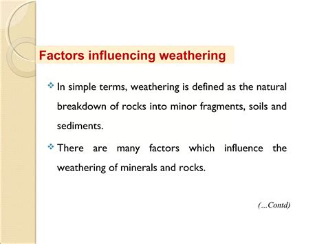 Weathering Processes | PPT