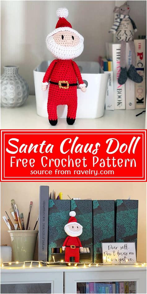 15 Free Crochet Santa Claus Patterns