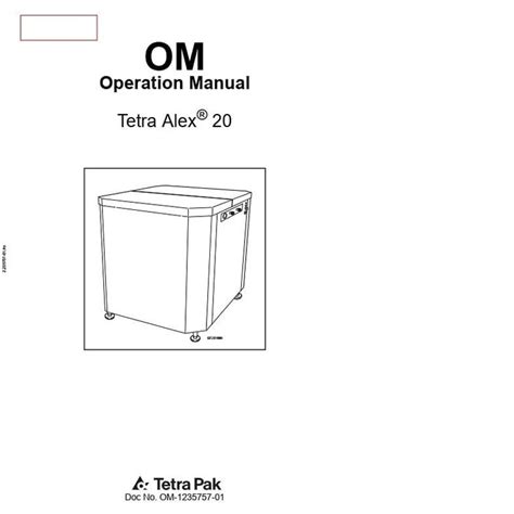 Om Operation Manual Tetra Pak Tetra Alex If You Need A Link To A