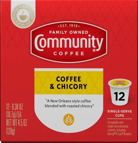 Community Coffee® Coffee And Chicory K Cup Coffee Pods 12 Ct Kroger