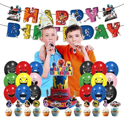 Buy Birthday Decoration Power Rangers Balloon Power Hero Birthday