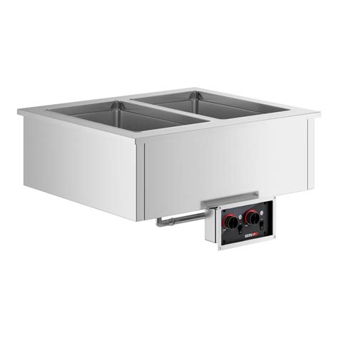 ServIt SDW H Two Pan Full Size Insulated Drop In Hot Food Well V