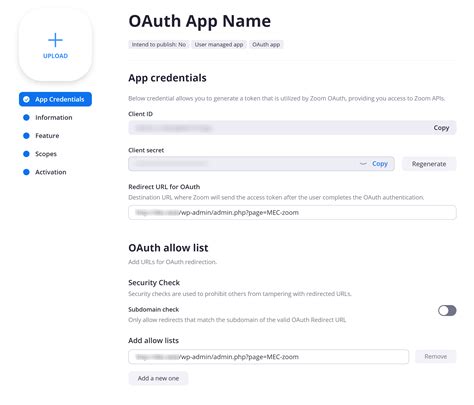 Zoom Integration Addon - MEC Knowledgebase
