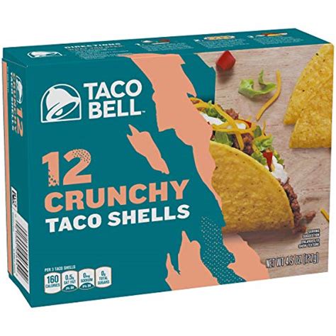 Taco Bell Crunchy Taco Shells 12 Ct Box Pricepulse