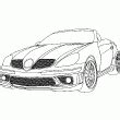 Coloriage Vehicules En Ligne Dessin De Voiture Decapotable Mercedes