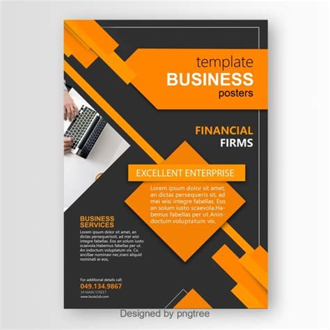 Perusahaan Moden Poster Template Poster Template Powerpoint Design