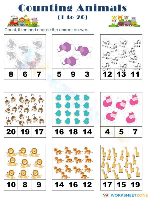 Counting Worksheet