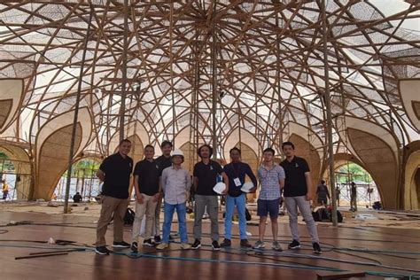 Kisah Pakar Bambu UGM Yang Ikut Merancang Bamboo Dome Tempat Santap