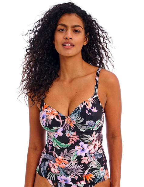 Freya Kamala Bay Underwired Plunge Tankini Top Belle Lingerie