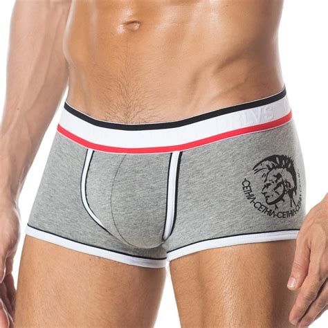 ORLVS marca Trunk hombres boxeadores algodón Sexy hombres ropa interior