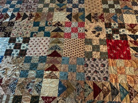 The Civil War Quilt Reproduction Fabrics Handmade Etsy