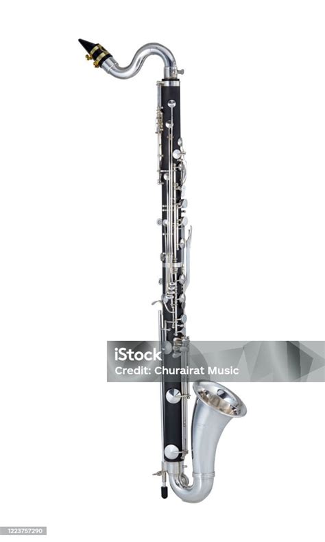 Bass Clarinet Bass Clarinets Woodwinds Music Instrument Isolated On