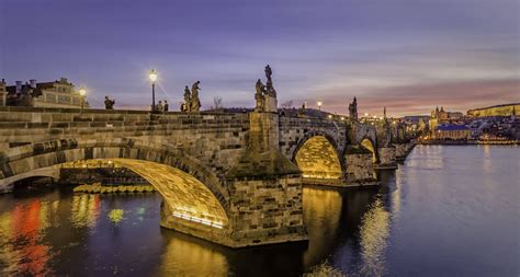 Charles Bridge Prague Czechia Praha Česká Republika