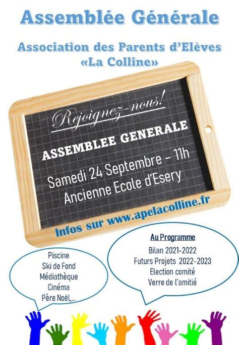 Assembl E G N Rale De Lape Ape La Colline