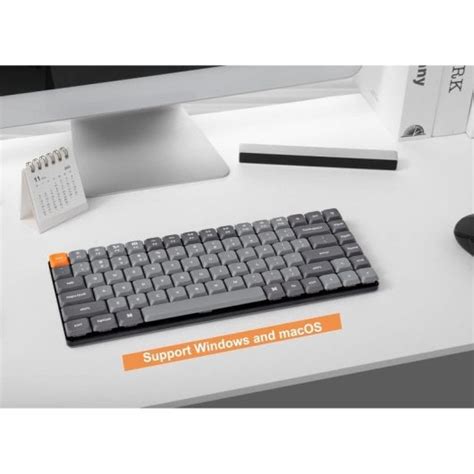 Keychron K Max Teclado Mec Nico Gaming Rgb Gateron Red Hot Swap Cinzento Pccomponentes Pt